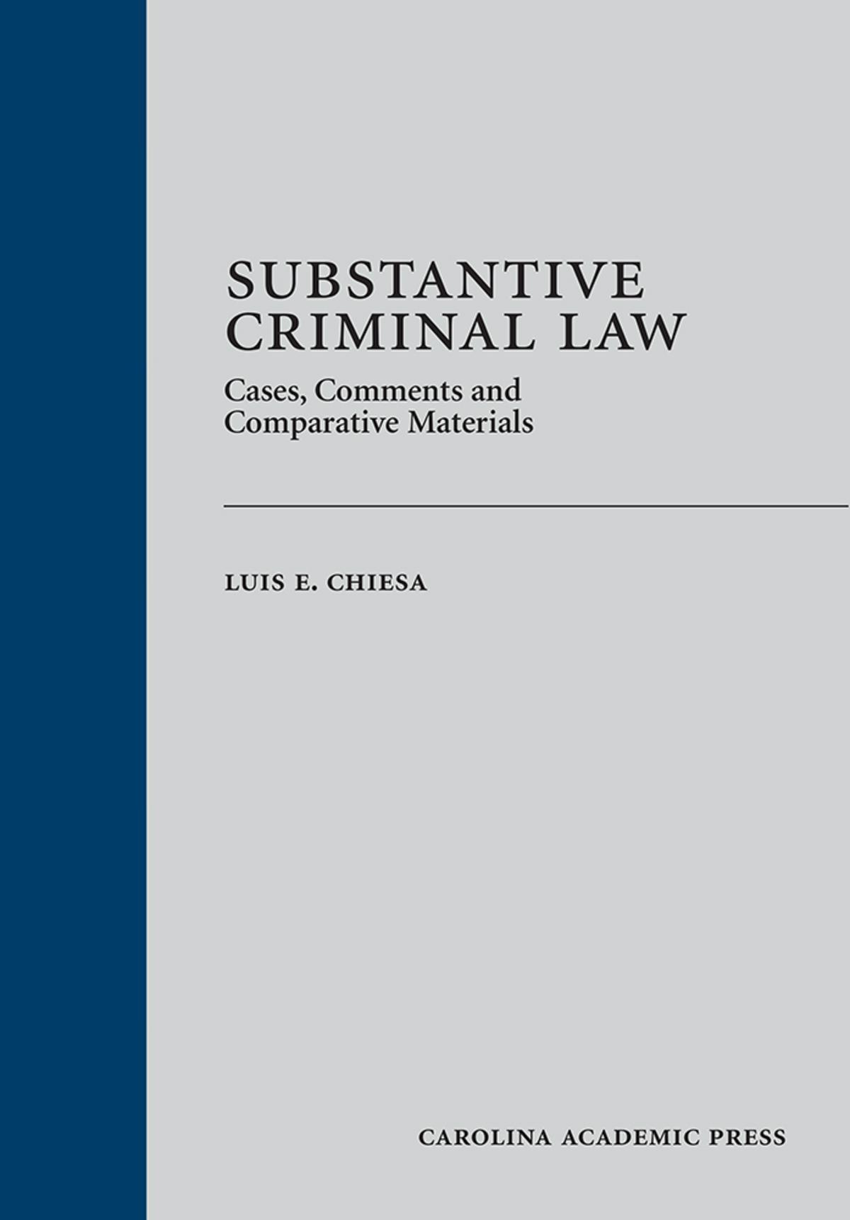 REQ7140 Criminal Law - Chiesa